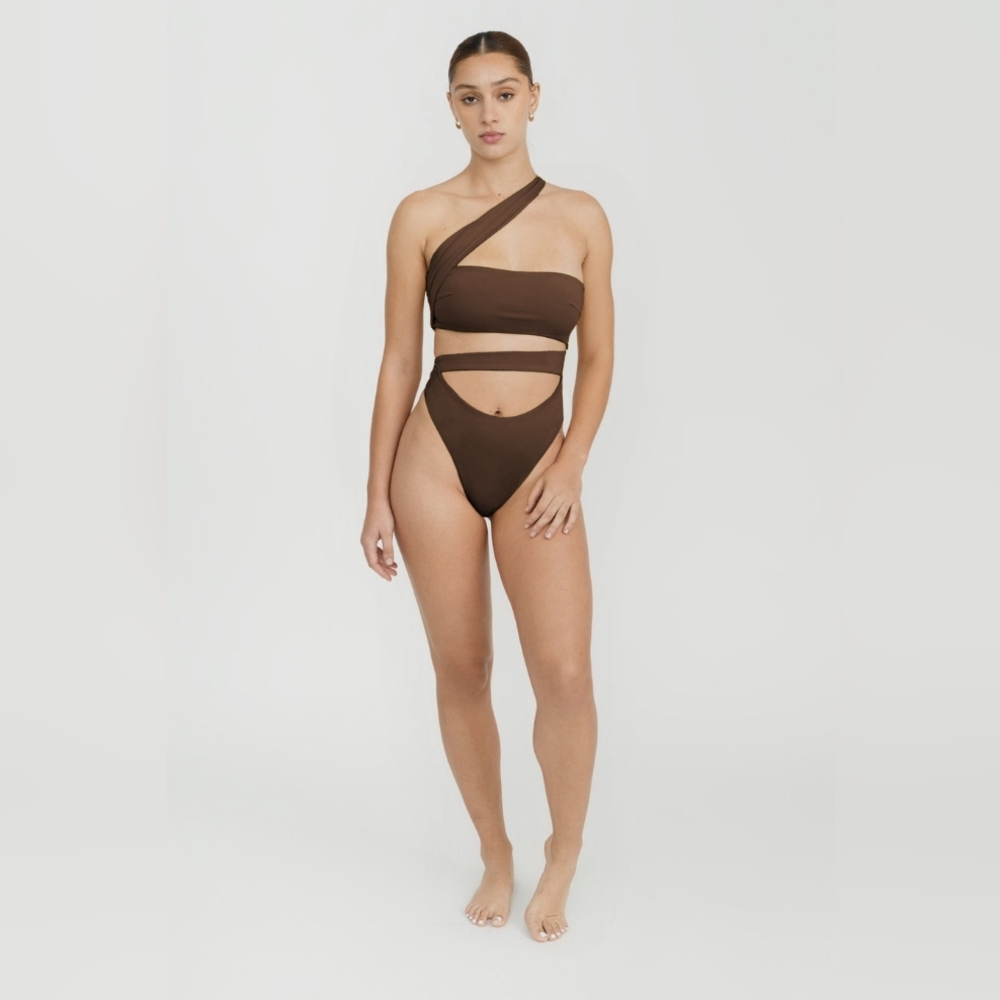 NWT Riot Swim Paloma One Piece - Chocolate